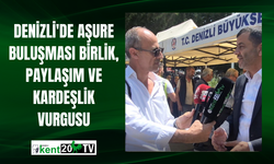 Denizli'de Aşure Buluşması: Birlik, Paylaşım ve Kardeşlik Vurgusu