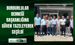 Burdurlular Derneği Başkanlığına Güven Tazeleyerek Seçildi