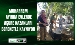 Muharrem Ayında Evlerde  Aşure Kazanları Bereketle Kaynıyor