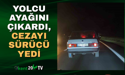 Yolcu Ayağını Çıkardı, Cezayı Sürücü Yedi