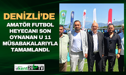 Denizli’de amatör futbol heyecanı son oynanan U 11 müsabakalarıyla tamamlandı.