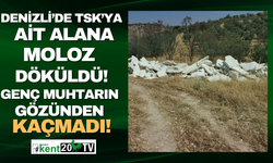 TSK'ya ait araziye moloz dökenleri muhtar uyardı! "Cezai işlem kapıda!"