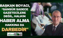 Sansür sadece gazetecilere değil, halkın haber alma hakkına da darbedir"