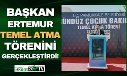 PAMUKKALE BELEDİYESİ DEV PROJELERİNE GÜNDÜZ ÇOCUK BAKIMEVİ İLE BAŞLADI