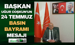 CHP Pamukkale İlçe Başkanı Uğur Coşkun’un 24 Temmuz Basın Bayramı Mesajı