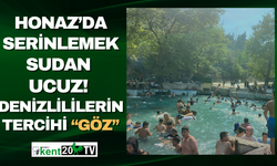 Honaz'da serinlemek sudan ucuz!