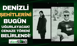 Denizli yangın  şehitlerine bugün veda edecek!