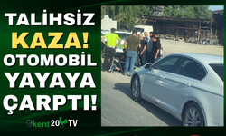 Denizli'de yayaya otomobil çarptı!