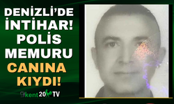 Denizli'de polis memuru intihar etti!