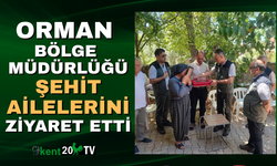 Şehit aileleri ziyaret edildi!