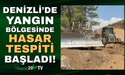 Yanan bölgelerde hasar tespit çalışmaları başlatıldı!