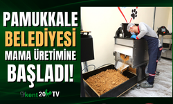 PAMUKKALE BELEDİYESİ CAN DOSTLARIMIZ İÇİN MAMA ÜRETİMİNE BAŞLADI