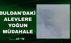 Buldan’daki Alevlere Yoğun Müdahale