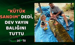 “Kütük Sandım” Dedi, Dev Yayın Balığını Tuttu