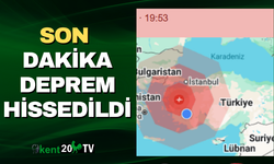 Son  Dakika Deprem Hissedildi