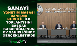 Sanayi Yönetiim Masası Danışma Kurulu, ilk toplantısını, Başkan Selim Kasapoğlu’nun ev sahipliğinde gerçekleştirdi!