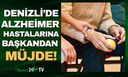 Denizli'de demans ve alzheimer hastalarına müjde!