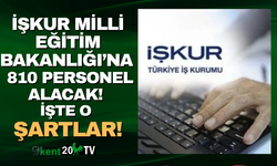 Denizli'de MEB VE İŞKUR 810 kişi işe alacak!
