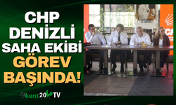 Cumhuriyet Halk Partisi saha ekibi görev başına!