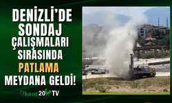 Sondaj çalışması sırasında patlama meydana geldi!