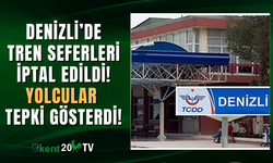 TCDD Taşımacılık bünyesindeki Denizli tren seferleri iptal edildi.