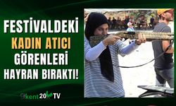 Denizli'de trap atışı yapan kadın dikkatleri üzerine çekti!