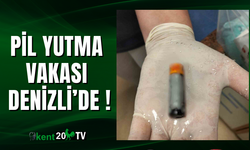 Pil Yutma Vakası Denizli’de