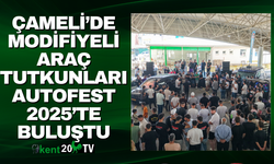 Çameli’de Modifiyeli Araç Tutkunları Autofest 2025’te Buluştu