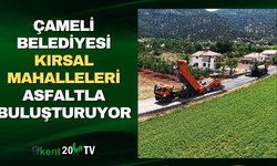 Çameli Belediyesi kırsal mahalleleri asfaltla buluşturuyor