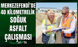 Merkezefendi’de 40 kilometrelik soğuk asfalt çalışması