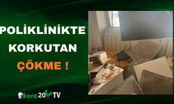 Poliklinikte korkutan çökme