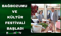 Bağbozumu ve Kültür Festivali Başladı