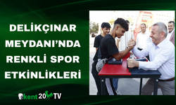 Delikçınar Meydanı’nda Renkli Spor Etkinlikleri