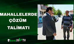 Mahallelerden Çözüm Talimatı
