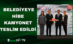Belediyeye Hibe Kamyonet Teslim Edildi
