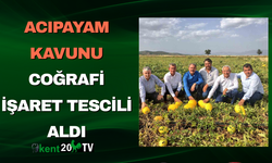 Acıpayam Kavunu Coğrafi İşaret Tescili Aldı