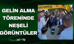 Gelin Alma Töreninde Neşeli Görüntüler