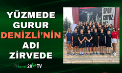 Yüzmede Gurur Denizli’nin Adı Zirvede