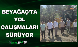 Beyağaç’ta Yol Çalışmaları Sürüyor
