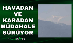 Havadan ve Karadan Müdahale Sürüyor