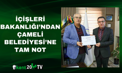İçişleri Bakanlığı’ndan Çameli Belediyesi’ne Tam Not