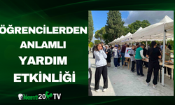 Öğrencilerden anlamlı yardım etkinliği