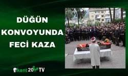 Düğün Konvoyunda Feci Kaza
