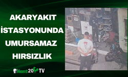 Akaryakıt İstasyonunda Umursamaz Hırsızlık
