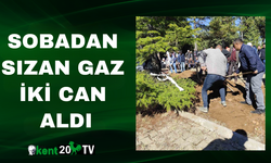 Sobadan sızan gaz iki can aldı