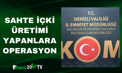 Sahte içki üretimi yapanlara operasyon