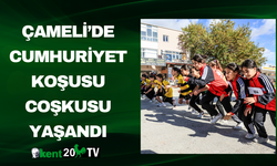 Çameli’de Cumhuriyet Koşusu Coşkusu Yaşandı