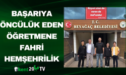 Başarıya Öncülük Eden Öğretmene Fahri Hemşehrilik