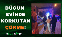 Düğün Evinde Korkutan Çökme!