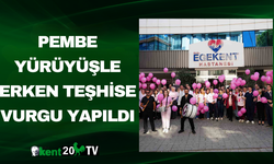 Pembe Yürüyüşle Erken Teşhise Vurgu Yapıldı